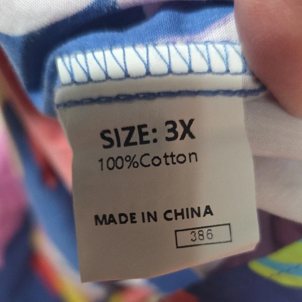 Vibrant Floral Above Knee Dress 3x - Picture 2 of 6